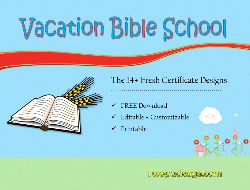 18+ Vacation Bible School Certificate Templates Free With Vbs Certificate Template