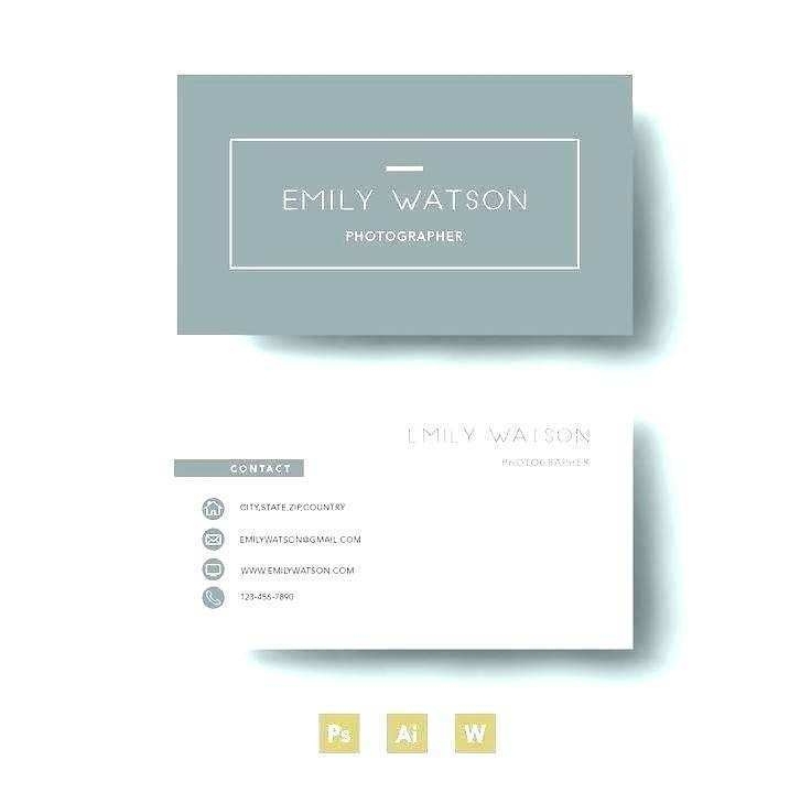2 Sided Business Card Template Word - Cards Design Templates In Plain Business Card Template Word