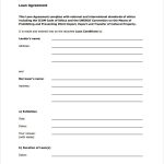 20 Awesome Blank Loan Agreement Template Throughout Blank Loan Agreement Template