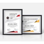 20+ Best Certificate Templates For Ai, Psd, And Word – Graphic Cloud Within Indesign Certificate Template