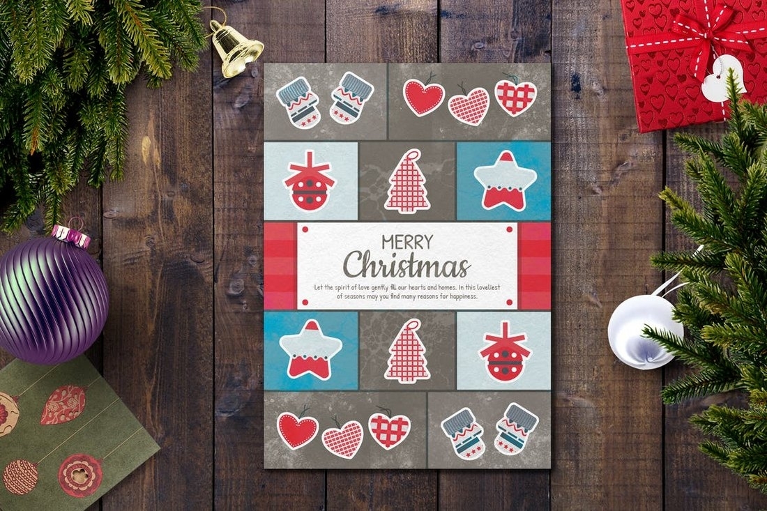 20+ Best Christmas Card Templates For Photoshop | Design Shack For Free Christmas Card Templates For Photoshop