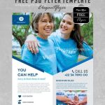 20 Best Free And Premium Non Profit Flyer & Brochure Psd Templates | By With Regard To Volunteer Brochure Template