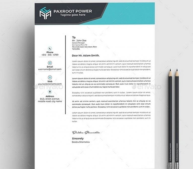 20+ Best Microsoft Word Letterhead Templates (Free & Premium) | Design Pertaining To What Is A Template In Word