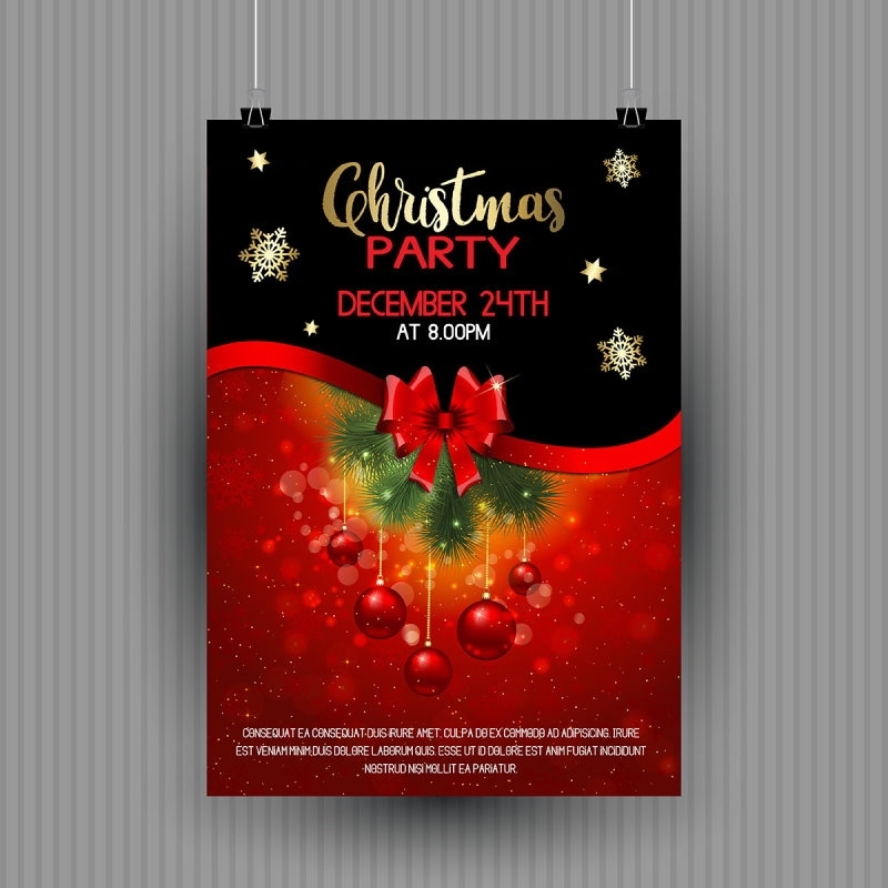 20 Christmas Party Flyer Templates - Free &amp; Premium Download - Tech with regard to Christmas Brochure Templates Free