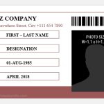 20 Free Id Card Templates For Every Profession | Formal Word Templates Within Id Card Template Word Free