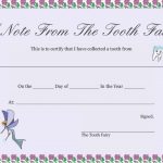 20+ Free Tooth Fairy Certificate Template [Word, Pdf] » Templatedata Pertaining To Tooth Fairy Certificate Template Free
