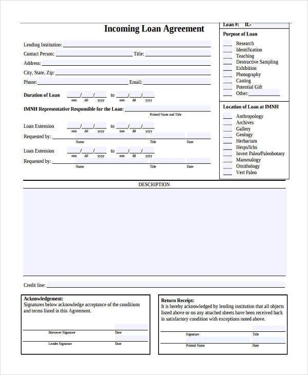 20+ Loan Agreement Form Templates - Word, Pdf, Pages | Free &amp; Premium throughout Blank Loan Agreement Template