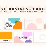 20 Simple Business Card Photoshop Template - Psd File pertaining to Business Card Size Photoshop Template