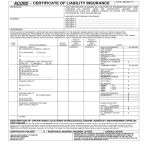2022 Certificate Of Liability Insurance Form - Fillable, Printable Pdf intended for Certificate Of Liability Insurance Template