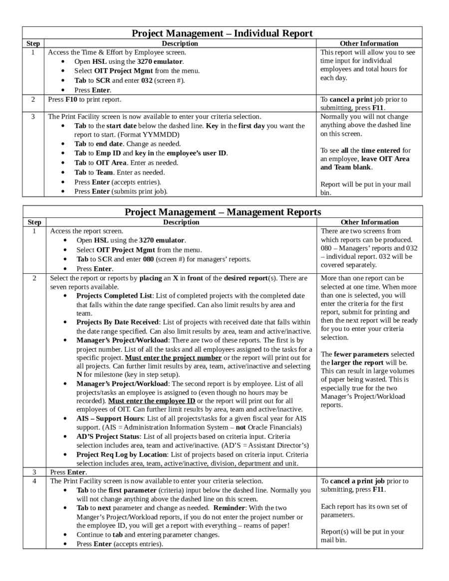 2022 Project Report Sample – Fillable, Printable Pdf & Forms | Handypdf Within Project Management Final Report Template