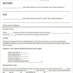 21+ Loan Agreement Template Free Word, Excel, Pdf Formats Within Blank Loan Agreement Template