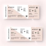 22+ Best Airline Ticket Templates In Ai | Psd | Word | Pages Pertaining To Plane Ticket Template Word