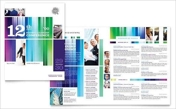 23 + Conference Brochure Templates – Free Psd, Eps, Ai, Indesign, Word For Word 2013 Brochure Template