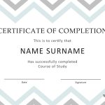 23 Free Certificate Of Completion Templates [Word, Powerpoint] Inside Free Completion Certificate Templates For Word