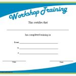 23+ Training Certificate Templates – Free Samples, Examples, Format Pertaining To Certificate Of Participation In Workshop Template