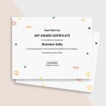 230+ Free Certificate Templates - Microsoft Publisher | Template intended for Art Certificate Template Free