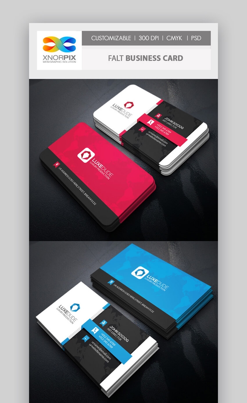 24 Premium Business Card Templates (In Photoshop, Illustrator Pertaining To Visiting Card Templates For Photoshop