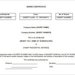 24+ Share Stock Certificate Templates - Psd, Vector Eps | Free with Corporate Share Certificate Template