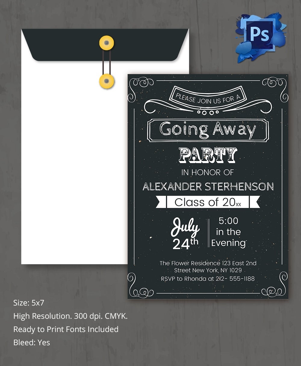 25 Best Farewell Invitation Templates Free Download Intended For Farewell Card Template Word