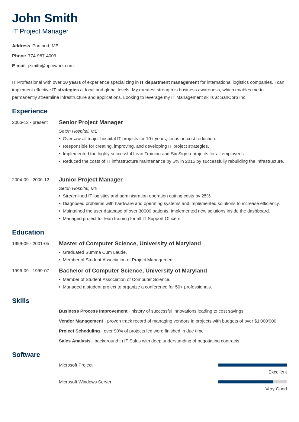 25+ Free Resume Templates For Microsoft Word To Download pertaining to Microsoft Word Resume Template Free