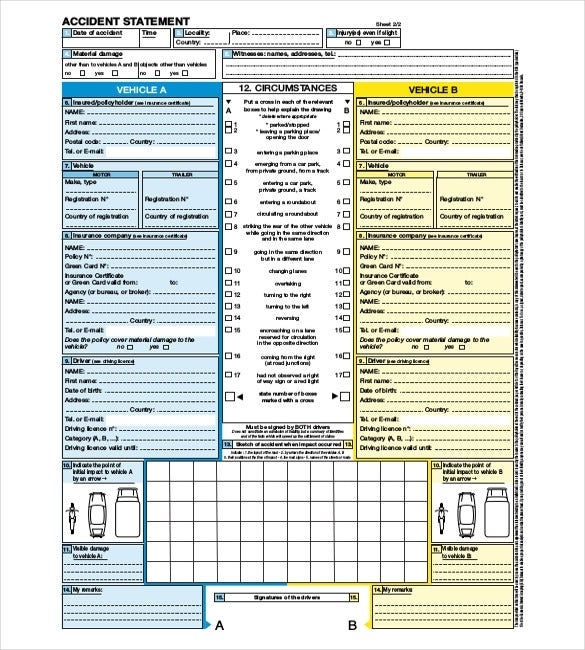 25+ Sample Accident Report Templates – Word, Docs, Pdf, Pages | Free Intended For Vehicle Accident Report Template