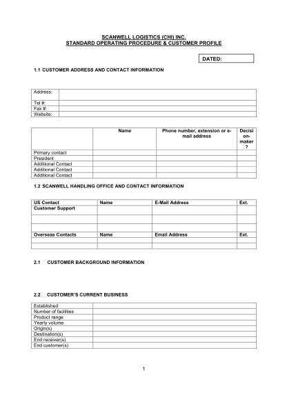25 Sop Word Template – Free To Edit, Download & Print | Cocodoc In Free Standard Operating Procedure Template Word 2010
