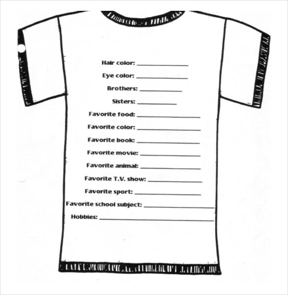 26+ T Shirt Order Form Templates – Pdf, Doc | Free & Premium Templates Throughout Blank T Shirt Order Form Template