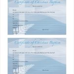 27+ Sample Baptism Certificate Templates – Free Sample, Example, Format Intended For Christian Certificate Template