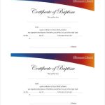 27+ Sample Baptism Certificate Templates – Free Sample, Example, Format Within Christian Certificate Template