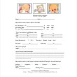 28+ Sample Daily Report Templates – Word, Pdf, Apple Pages, Google Docs With Daycare Infant Daily Report Template