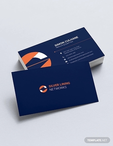 29+ Elegant Business Card Templates - Pages, Ai, Word | Examples regarding Networking Card Template