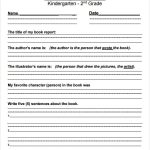 2Nd Grade Book Report Template – Objetivo De Trabajo Inside Book Report Template 2Nd Grade