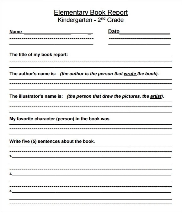 2Nd Grade Book Report Template – Objetivo De Trabajo Inside Book Report Template 2Nd Grade