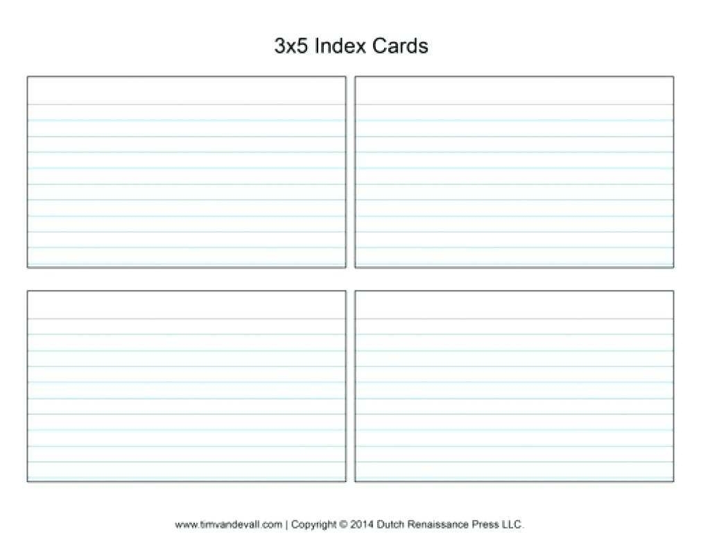 3 By 5 Index Card Template Within 3 By 5 Index Card Template