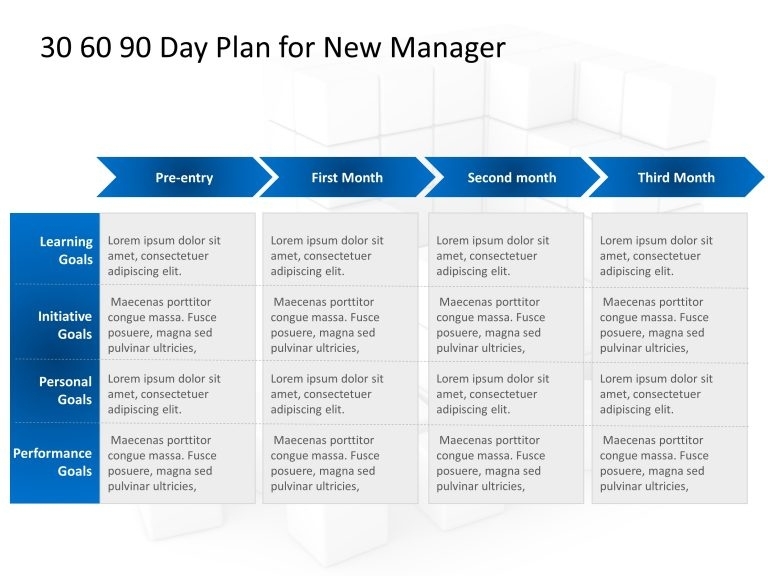 30 60 90 Day Plan For Managers | 30 60 90 Day Plan Ppt Templates pertaining to 30 60 90 Day Plan Template Powerpoint