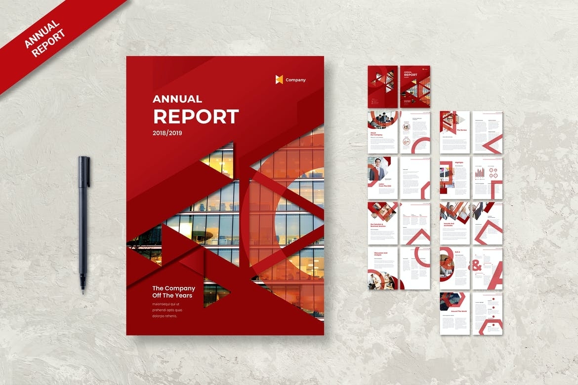 30+ Best Annual Report Templates (Word & Indesign) 2021 - Theme Junkie With Regard To Free Indesign Report Templates