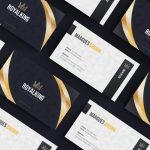 30+ Best Modern Business Card Templates 2021 (Word + Psd) | Design Shack For Modern Business Card Design Templates
