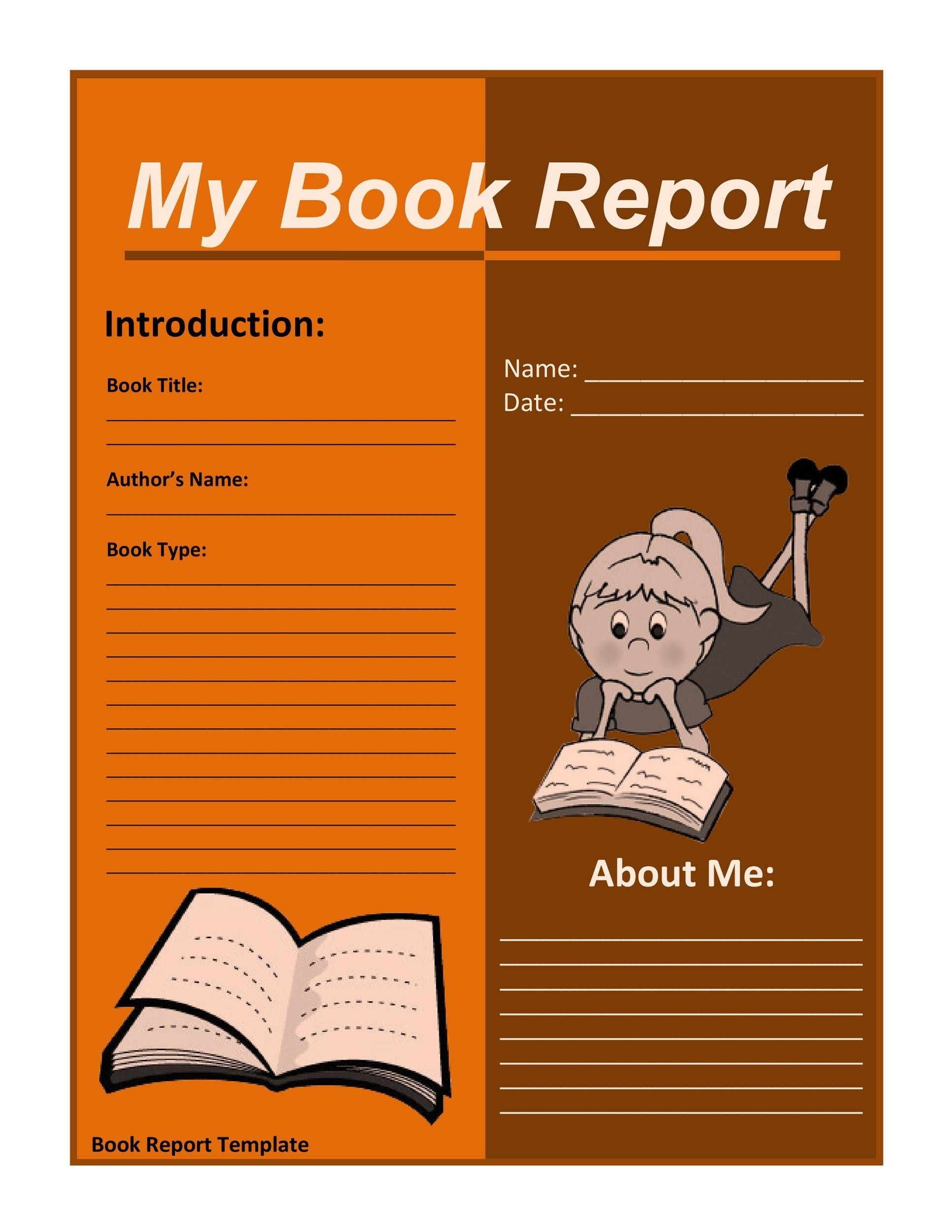 30 Book Report Templates &amp; Reading Worksheets in What Is A Report Template