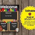 30+ Preschool Brochures – Free Psd, Ai, Eps Format Download | Free For Welcome Brochure Template