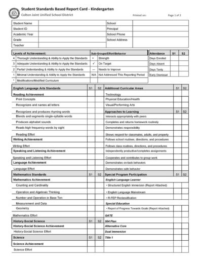30+ Real &amp; Fake Report Card Templates [Homeschool, High School] with regard to Fake Report Card Template