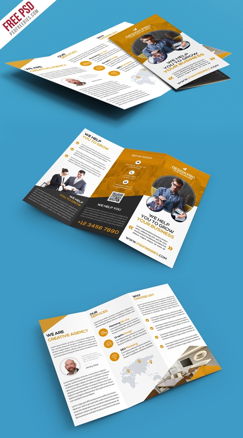 30+ Trends Ideas 2 Fold Brochure Template Psd Free Download – Haziqbob With 2 Fold Brochure Template Psd