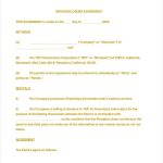 30+ Word Non Disclosure Agreement Templates Free Download | Free Inside Nda Template Word Document