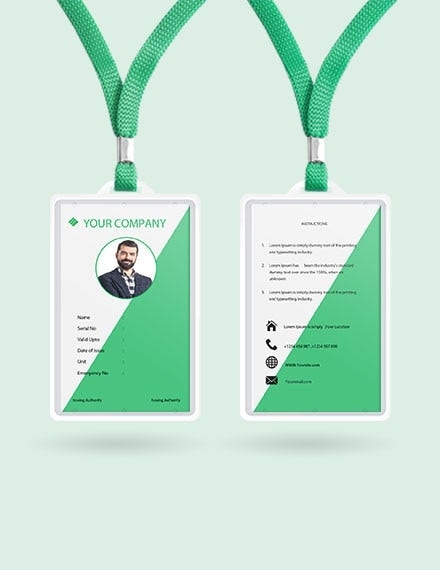 31+ Blank Id Card Templates – Psd, Ai, Vector Eps, Doc | Free & Premium Within Faculty Id Card Template