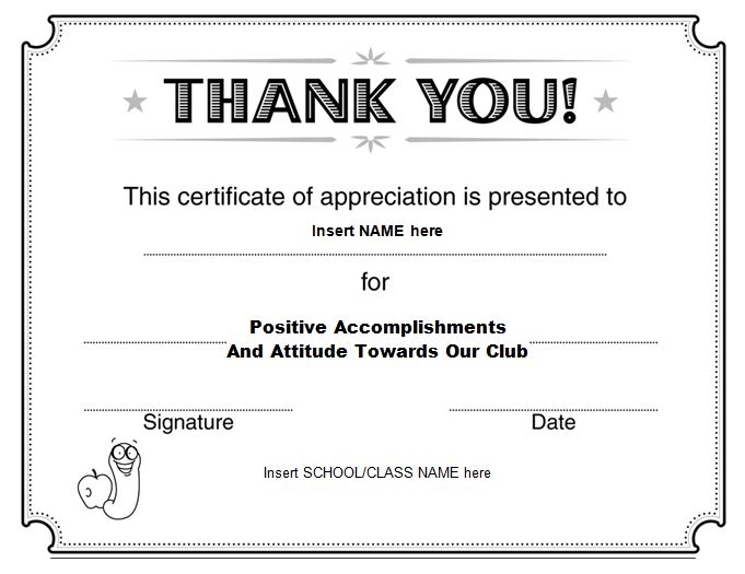 31 Free Certificate Of Appreciation Templates And Letters - Free with Certificate Of Recognition Word Template