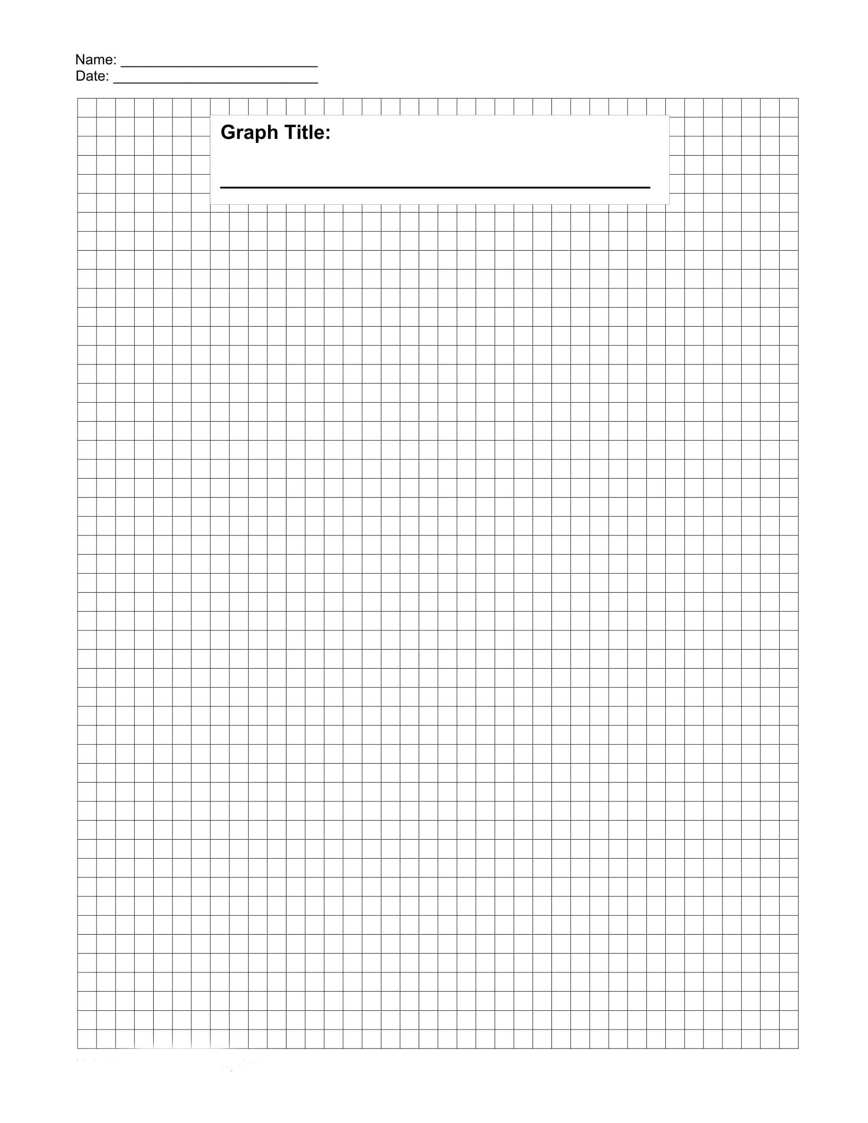 33 Free Printable Graph Paper Templates (Word, Pdf) – Free Template Inside Blank Picture Graph Template
