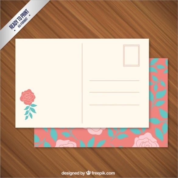 34+ Blank Postcard Templates – Psd, Vector Eps, Ai | Free & Premium Within Free Blank Postcard Template For Word
