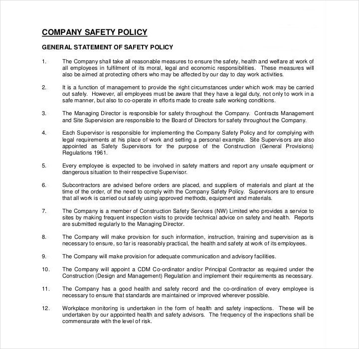 35+ Policy Template Samples – Free Pdf, Word Format Download | Free With Business Rules Template Word