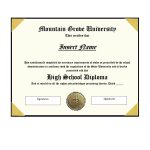 35 Real &amp; Fake Diploma Templates (High School, College, Homeschool) pertaining to Fake Diploma Certificate Template