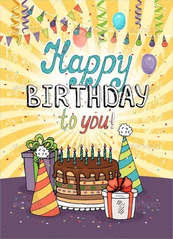 37+ Birthday Card Templates In Psd | Free & Premium Templates In Photoshop Birthday Card Template Free