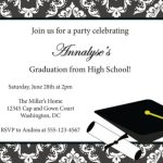 4+ Free Graduation Invitation Templates | Template Business Psd, Excel Throughout Free Graduation Invitation Templates For Word